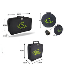 Load image into Gallery viewer, Car Charging Cable Storage Bag Carry Bag For Electric Vehicle Charger Plugs,Spec:, Round Without Logo, Round  With Logo, Square Without Logo, Square With Logo, Large With Logo, Large Without Logo