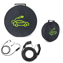 Load image into Gallery viewer, Car Charging Cable Storage Bag Carry Bag For Electric Vehicle Charger Plugs,Spec:, Round Without Logo, Round  With Logo, Square Without Logo, Square With Logo, Large With Logo, Large Without Logo
