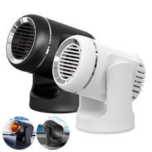 Load image into Gallery viewer, 12V 130W Car Heating and Cooling Dual-use Fan Glass Defogging and Defrosting Heater, Black, White