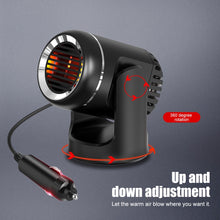 Load image into Gallery viewer, 12V 130W Car Heating and Cooling Dual-use Fan Glass Defogging and Defrosting Heater, Black, White