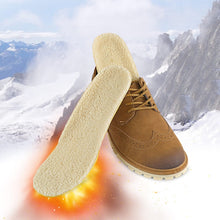 Load image into Gallery viewer, Imitation Lamb Wool Thickened Invisible Thermal Insole, S, L
