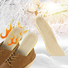 Load image into Gallery viewer, Imitation Lamb Wool Thickened Invisible Thermal Insole, S, L