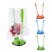 Load image into Gallery viewer, Baggy Rack Holder For Food Prep Bag Plastic Freezer Bag Ziplock Bag Holder Stand, Green, Blue, Orange