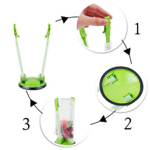Load image into Gallery viewer, Baggy Rack Holder For Food Prep Bag Plastic Freezer Bag Ziplock Bag Holder Stand, Green, Blue, Orange