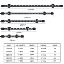 Load image into Gallery viewer, 90-260V Aquarium Diving Light LED Fish Tank Light, Q20BW Blue+White Light, Q30BW Blue+White Light, Q40BW  Blue+White Light, Q50BW Blue+White Light, Q60BW  Blue+White Light, Q20CF RGB Light, Q30CF  RGB Light, Q40CF  RGB Light, Q50CF  RGB Light          ...