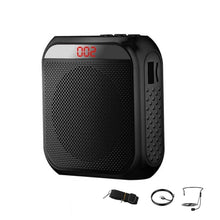 Load image into Gallery viewer, S17 Mini Portable Tour Guide Teaching Loudspeaker with Screen Display, S17 (Cool Black)