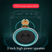 Load image into Gallery viewer, S17 Mini Portable Tour Guide Teaching Loudspeaker with Screen Display, S17 (Cool Black)