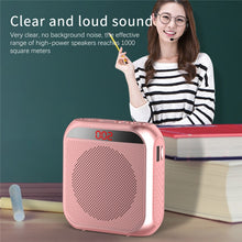 Load image into Gallery viewer, S17 Mini Portable Tour Guide Teaching Loudspeaker with Screen Display, S17 (Cool Black)
