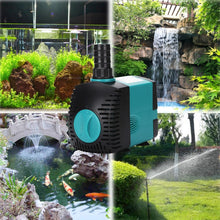Load image into Gallery viewer, Aquarium Submersible Water Pump Fountain Filter Fish Pond,EU Plug, EB-301 3W, EB-302 6W, EB-303 10W, EB-304 15W, EB-305 25W, EB-306 35W, EB-307 50W, EB-308 60W