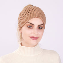 Load image into Gallery viewer, 2 PCS Knitted Headband Warm Ear Protection Widened Head Cover Hair Accessories, Creamy-white, Dark Gray, Light Grey, Black, Red, Pink, Khaki, Cream Color