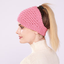 Load image into Gallery viewer, 2 PCS Knitted Headband Warm Ear Protection Widened Head Cover Hair Accessories, Creamy-white, Dark Gray, Light Grey, Black, Red, Pink, Khaki, Cream Color