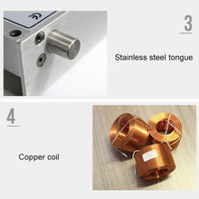 Load image into Gallery viewer, Top And Bottom Frameless Glass Door Aluminum Alloy Electric Mortise Lock, Left, Right