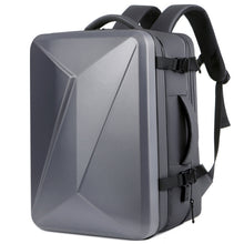 Load image into Gallery viewer, Large-capacity Waterproof Expandable Hard Shell Backpack with USB Charging Hole, 161 Light Grey, 161 Black, 161 Dark Gray, 162 Black, 162 Deep Gray, 162 Light Gray
