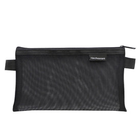 Hechooses D033 Transparent Mesh Exam Portable Pen Bag, Style:, Square (Black), Square (White), Square (Gray), Square (Pink), Square (Green), Triangle (Black), Triangle (White), Triangle (Gray), Triangle (Pink), Triangle (Blue), Triangle (Green)
