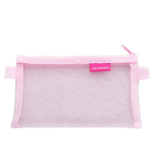 Load image into Gallery viewer, Hechooses D033 Transparent Mesh Exam Portable Pen Bag, Style:, Square (Black), Square (White), Square (Gray), Square (Pink), Square (Blue), Square (Green), Triangle (Black), Triangle (White), Triangle (Gray), Triangle (Pink), Triangle (Blue)           ...