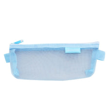 Load image into Gallery viewer, Hechooses D033 Transparent Mesh Exam Portable Pen Bag, Style:, Square (Black), Square (White), Square (Gray), Square (Pink), Square (Blue), Square (Green), Triangle (Black), Triangle (White), Triangle (Gray), Triangle (Pink), Triangle (Blue)           ...