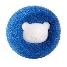 Load image into Gallery viewer, Washing Machine Laundry Ball Decontamination Hair Removal Anti-winding Cleaning Ball, Bear Blue, Bear Orange