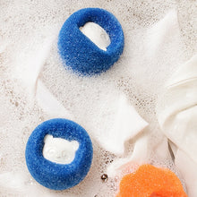 Load image into Gallery viewer, Washing Machine Laundry Ball Decontamination Hair Removal Anti-winding Cleaning Ball, Bear Blue, Bear Orange