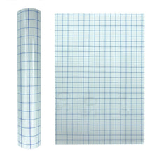 Load image into Gallery viewer, Self Adhesive Clear Lattice PVC Vinyl Positioning Transfer Film