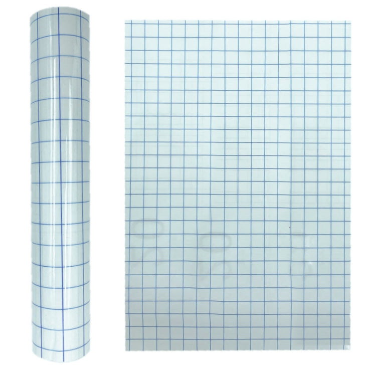 Self Adhesive Clear Lattice PVC Vinyl Positioning Transfer Film