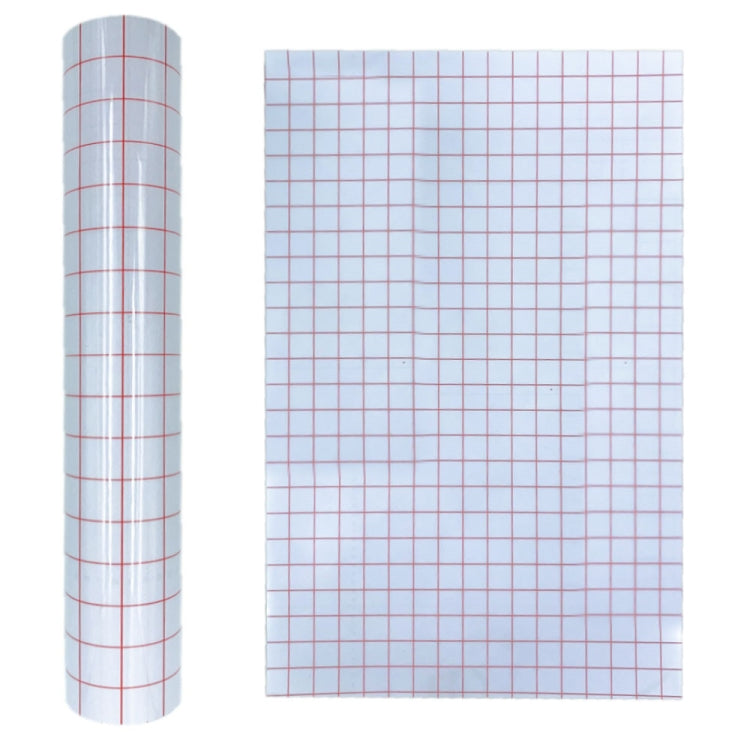 Self Adhesive Clear Lattice PVC Vinyl Positioning Transfer Film