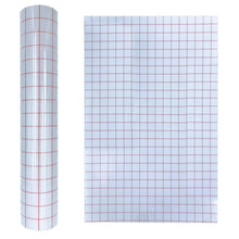 Load image into Gallery viewer, Self Adhesive Clear Lattice PVC Vinyl Positioning Transfer Film