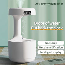 Load image into Gallery viewer, W1 LED Smart Display Anti-Gravity Water Drop Humidifier, W1