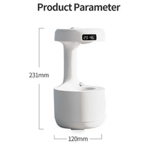 Load image into Gallery viewer, W1 LED Smart Display Anti-Gravity Water Drop Humidifier, W1