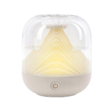 Load image into Gallery viewer, FX-039 USB Charging Ambient Light Humidifier Mountain Mini Wireless Humidifier, Green, White, Wine Red