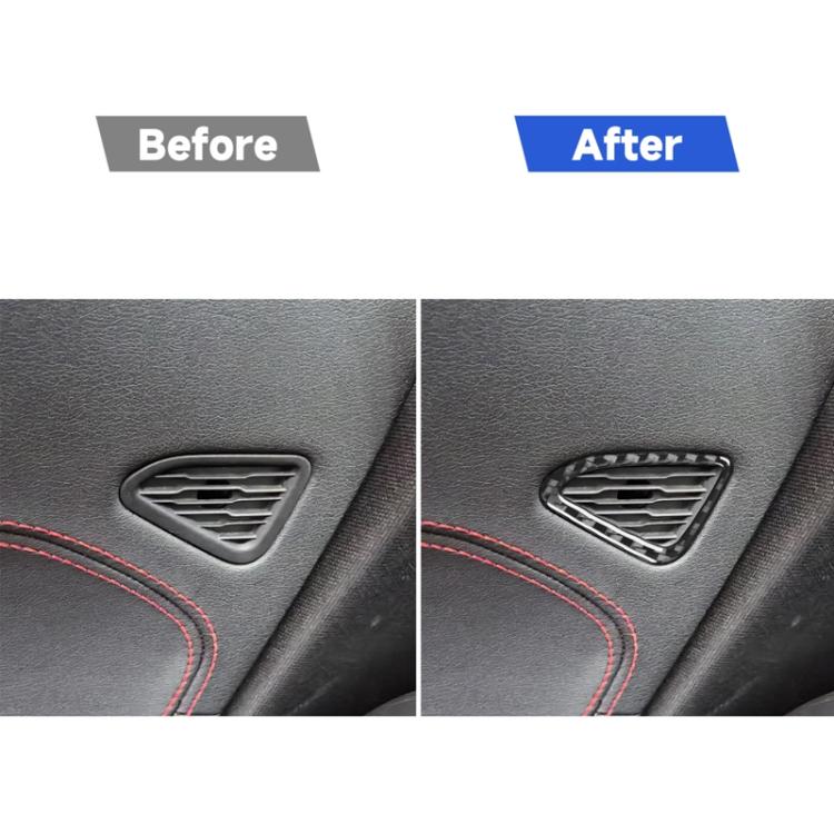 For Chevrolet Corvette C8 2pcs/Set Car Door Air Vent Sticker