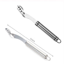 Load image into Gallery viewer, 10 PCS Stainless Steel Pepper Seed Decator Fruit Kernel Knife, Round Handle, Diplonema Handle