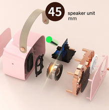 Load image into Gallery viewer, DW21 Vintage Radio BT Speaker Support TF Card/U Disk to Play, White, Dark Green, Light Green, Pink, Wood Grain