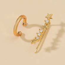 Load image into Gallery viewer, Simple Small Drilling Lug Clip Geometric Zircon Earrings, DZ-523, DZ-522, DZ-521, DZ-520, DZ-519, DZ-518, DZ-517, DZ-516, DZ-515, DZ-514, DZ-513, DZ-512, DZ-510, DZ-509