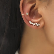 Load image into Gallery viewer, Simple Small Drilling Lug Clip Geometric Zircon Earrings, DZ-523, DZ-522, DZ-521, DZ-520, DZ-519, DZ-518, DZ-517, DZ-516, DZ-515, DZ-514, DZ-513, DZ-512, DZ-510, DZ-509