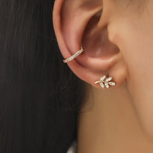 Load image into Gallery viewer, Simple Small Drilling Lug Clip Geometric Zircon Earrings, DZ-523, DZ-522, DZ-521, DZ-520, DZ-519, DZ-518, DZ-517, DZ-516, DZ-515, DZ-514, DZ-513, DZ-512, DZ-510, DZ-509