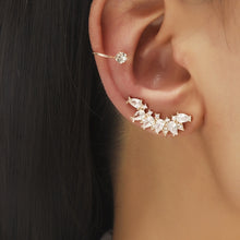 Load image into Gallery viewer, Simple Small Drilling Lug Clip Geometric Zircon Earrings, DZ-523, DZ-522, DZ-521, DZ-520, DZ-519, DZ-518, DZ-517, DZ-516, DZ-515, DZ-514, DZ-513, DZ-512, DZ-510, DZ-509