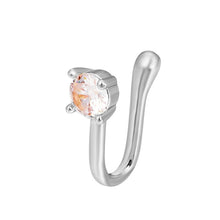 Load image into Gallery viewer, U-shaped Nose Clip Copper Inlaid With Zircon Nose Decoration, Color: G-189 Silver, G-364 Gold, G-365 Silver, G-247 Gold, G-248 Silver, G-251 Gold, G-252 Silver, G-253 Gold, G-254 Silver, G-235 Gold, G-236 Silver, G-231 Gold, G-232 Silver, G-249 Gold   ...