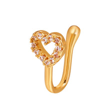 Load image into Gallery viewer, U-shaped Nose Clip Copper Inlaid With Zircon Nose Decoration, Color: G-189 Silver, G-364 Gold, G-365 Silver, G-247 Gold, G-248 Silver, G-251 Gold, G-252 Silver, G-253 Gold, G-254 Silver, G-235 Gold, G-236 Silver, G-231 Gold, G-232 Silver, G-249 Gold   ...