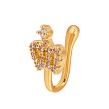 Load image into Gallery viewer, U-shaped Nose Clip Copper Inlaid With Zircon Nose Decoration, Color: G-189 Silver, G-364 Gold, G-365 Silver, G-247 Gold, G-248 Silver, G-251 Gold, G-252 Silver, G-253 Gold, G-254 Silver, G-235 Gold, G-236 Silver, G-231 Gold, G-232 Silver, G-249 Gold   ...