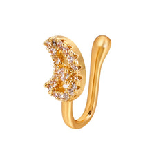 Load image into Gallery viewer, U-shaped Nose Clip Copper Inlaid With Zircon Nose Decoration, Color: G-189 Silver, G-364 Gold, G-365 Silver, G-247 Gold, G-248 Silver, G-251 Gold, G-252 Silver, G-253 Gold, G-254 Silver, G-235 Gold, G-236 Silver, G-231 Gold, G-232 Silver, G-249 Gold   ...