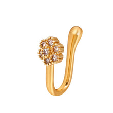 Load image into Gallery viewer, U-shaped Nose Clip Copper Inlaid With Zircon Nose Decoration, Color: G-189 Silver, G-364 Gold, G-365 Silver, G-247 Gold, G-248 Silver, G-251 Gold, G-252 Silver, G-253 Gold, G-254 Silver, G-235 Gold, G-236 Silver, G-231 Gold, G-232 Silver, G-249 Gold   ...