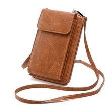 Load image into Gallery viewer, Lady Purse Shoulder Crossbody Bag Multi-functional Mobile Phone Bag, Style 1 Red, Style 1 Blue, Style 1 Black, Style 1 Brown, Style 1 Beige