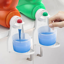 Load image into Gallery viewer, Foldable Laundry Detergent Drip Catcher Tray Cup Holder Soap Dispenser Gadget, White, Black, Yellow, Red