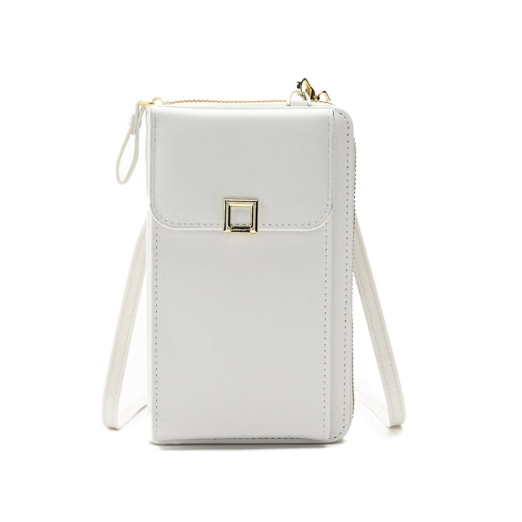 Ladies Cross-body Shoulder Bag Long Purse Mobile Phone Bag, Style 2 White, Style 2 Yellow, Style 2 Black, Style 2 Light Purple, Style 2 Apricot