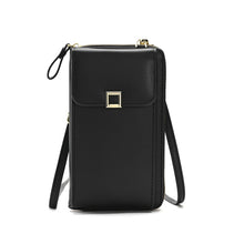Load image into Gallery viewer, Ladies Cross-body Shoulder Bag Long Purse Mobile Phone Bag, Style 2 White, Style 2 Yellow, Style 2 Black, Style 2 Light Purple, Style 2 Apricot