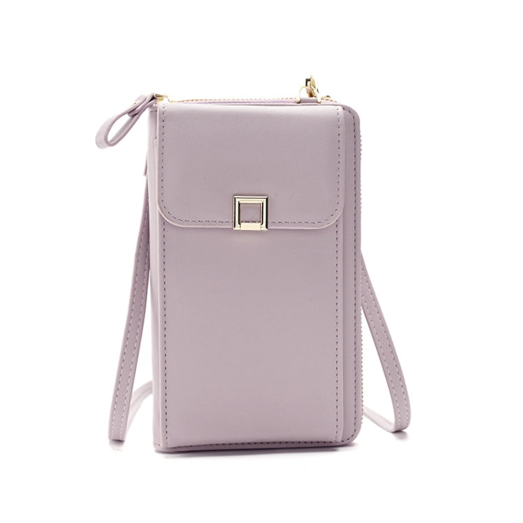 Ladies Cross-body Shoulder Bag Long Purse Mobile Phone Bag, Style 2 Black, Style 2 Light Purple, Style 2 Apricot, Style 2 White, Style 2 Yellow