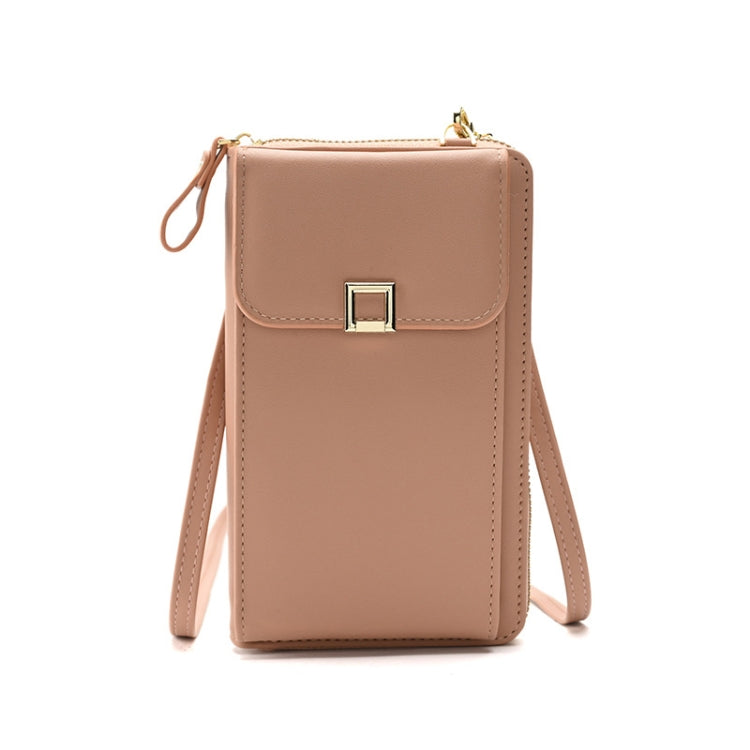 Ladies Cross-body Shoulder Bag Long Purse Mobile Phone Bag, Style 2 White, Style 2 Yellow, Style 2 Black, Style 2 Light Purple, Style 2 Apricot