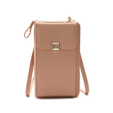 Load image into Gallery viewer, Ladies Cross-body Shoulder Bag Long Purse Mobile Phone Bag, Style 2 White, Style 2 Yellow, Style 2 Black, Style 2 Light Purple, Style 2 Apricot