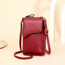 Load image into Gallery viewer, Shoulder Crossbody Bag Large Capacity Ladies Long Purse Mobile Phone Bag, Style 3 Blue, Style 3 Black, Style 3 Pink, Style 3 Apricot, Style 3 Yellow, Style 3 Red