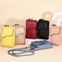 Load image into Gallery viewer, Shoulder Crossbody Bag Large Capacity Ladies Long Purse Mobile Phone Bag, Style 3 Blue, Style 3 Black, Style 3 Pink, Style 3 Apricot, Style 3 Yellow, Style 3 Red
